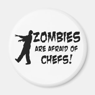 Íman Os zombis estão receosos dos cozinheiros chefe