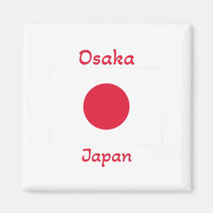Íman Osaka Japan Flag