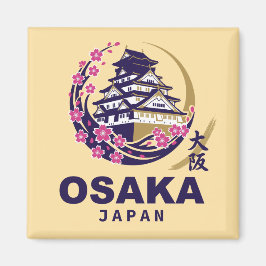 Íman Osaka Japão Flores de Cerejeira