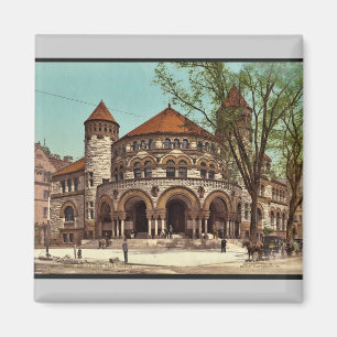 Íman Osborn Salão, faculdade Photochrom raro de Yale