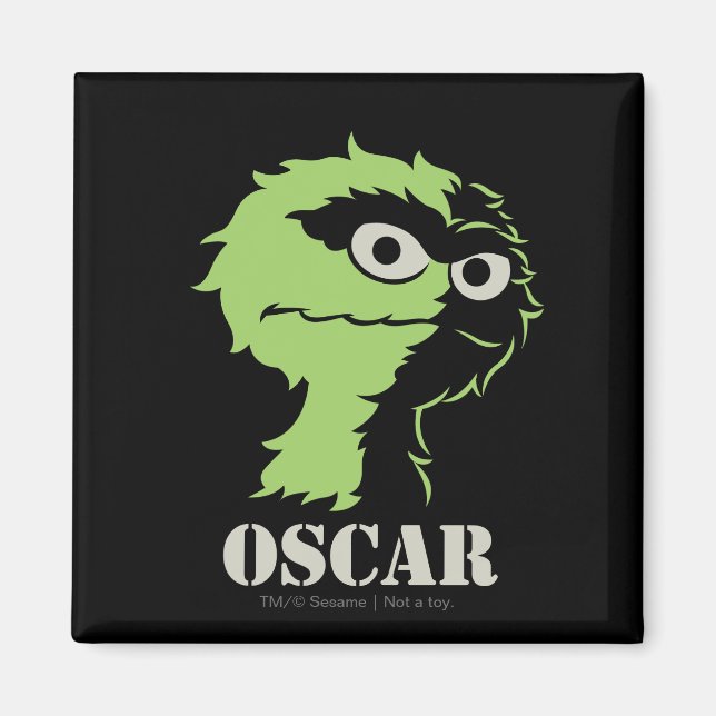 Íman Oscar, o Grouch Half (Frente)