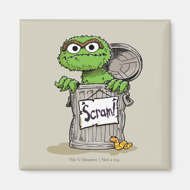 Íman Oscar, o Grouch Scram (Frente)