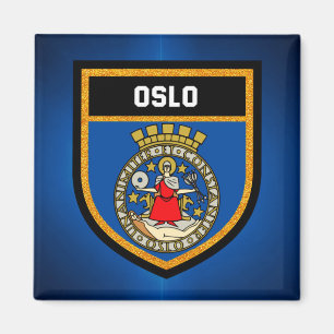 Íman Oslo Flag