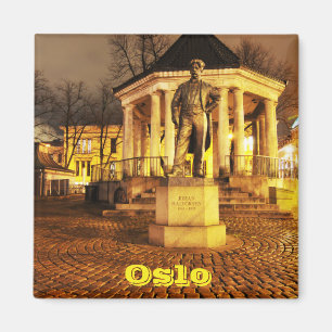 Íman Oslo, Noruega na noite