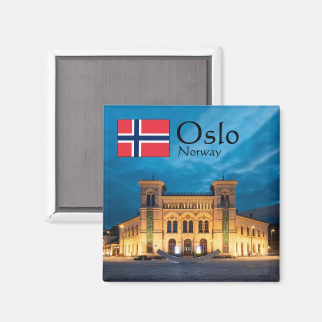 Íman Oslo Souvenir (Front/Back)