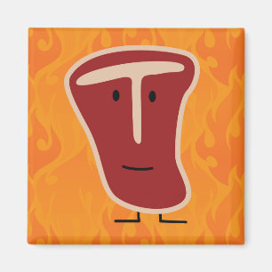 Íman Osso grelhado proteína da gordura da carne da