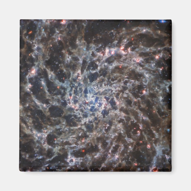 Íman Ossos da Galaxy IC5332 do JWST (Frente)