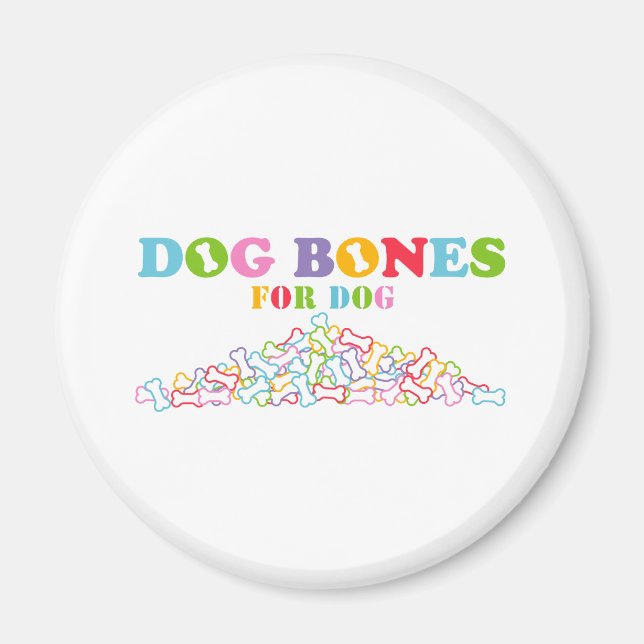 Íman Ossos de Cachorro para Cachorro (Frente)