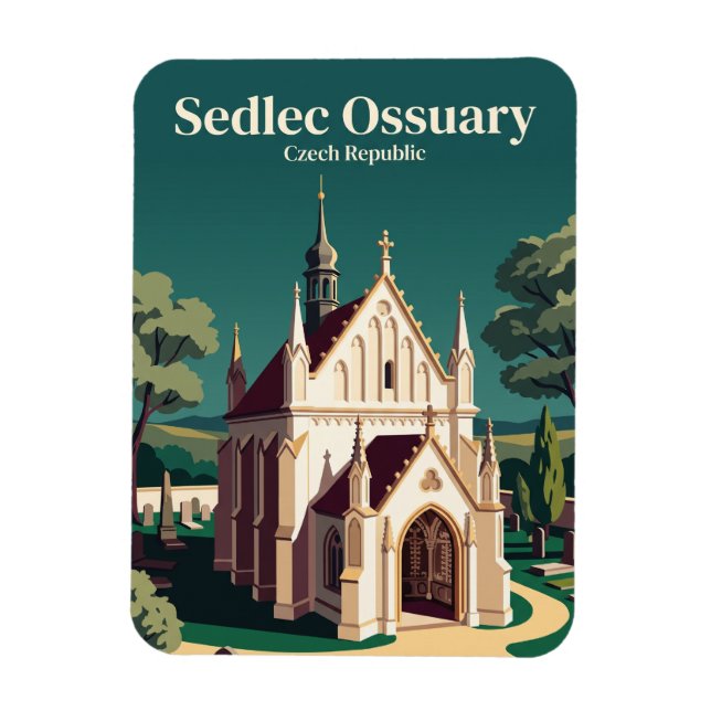 Íman Ossuário de Sedlec República Tcheca (Vertical)
