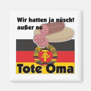 Íman Ostalgie Alemanha DDR-Oma