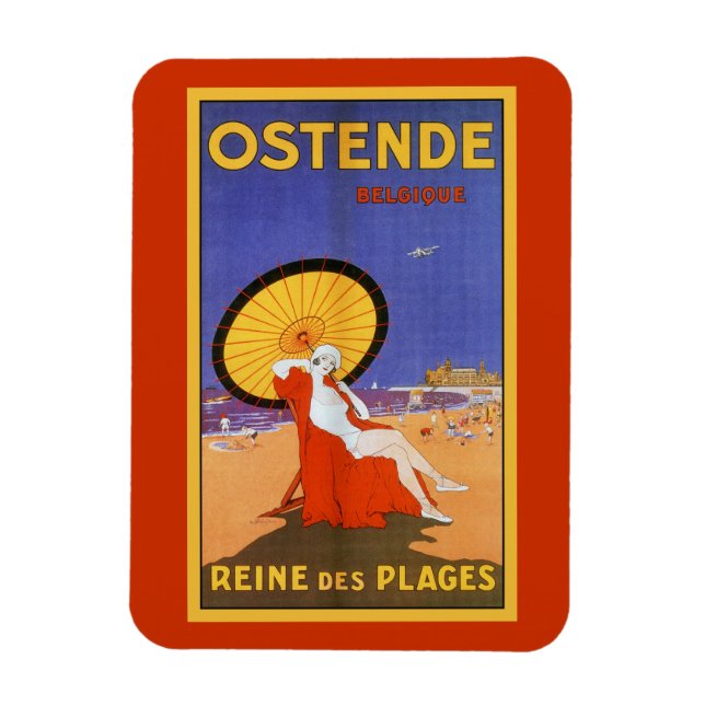 Íman Ostende Rainha das praias 1920 de verão de beleza  (Vertical)