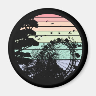 Íman Österreich Wien Retro Prater Riesenrad