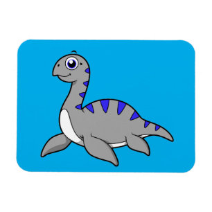Íman Ótima Ilustração De Um Monstro De Loch Ness.