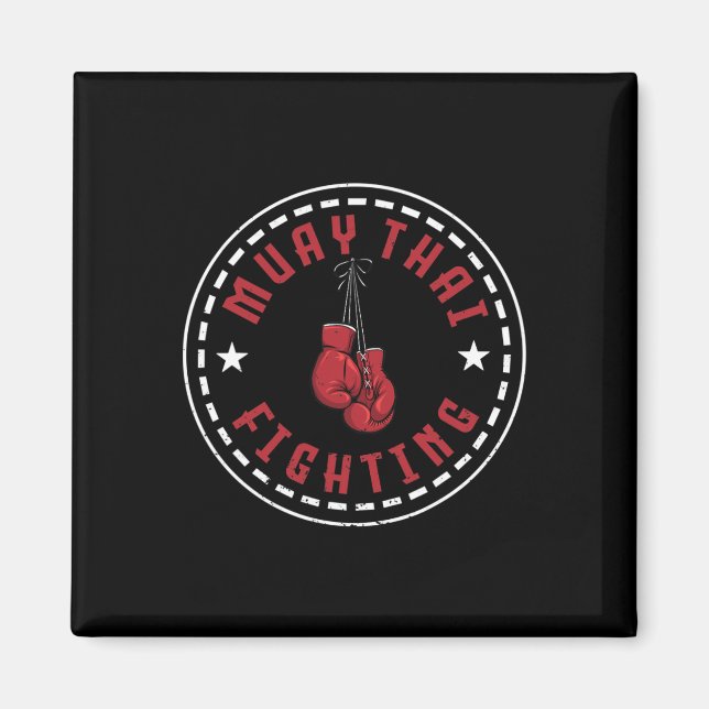 Íman Ótimo design de luta de Muay Thai Kickboxer Mma Tr (Frente)