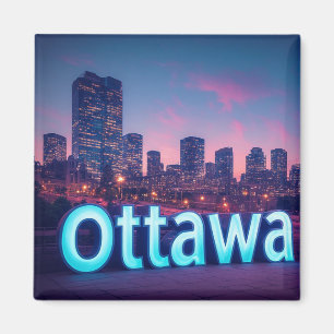 Íman Ottawa Canadá Capital Cidade Viagem Lembrança 🗺️