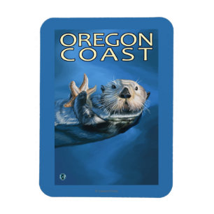 Íman Otter Mar da Costa do Oregon