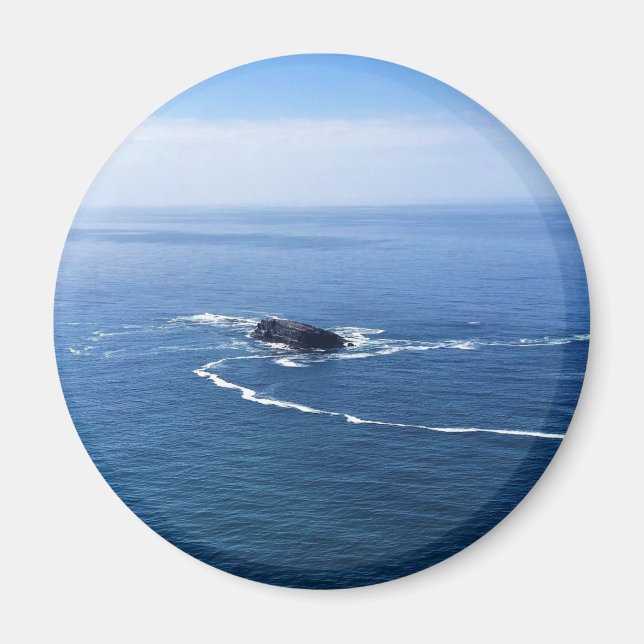 Íman Otter Rock, Cape Foulweather, Newport, Oregon (Frente)