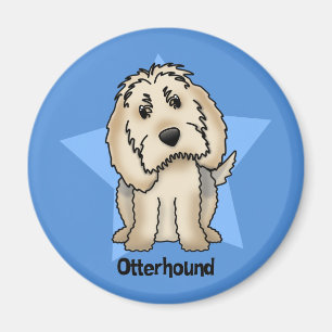 Íman Otterhound da estrela de Kawaii
