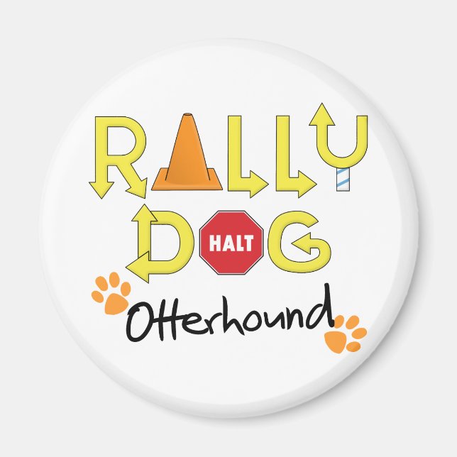 Íman Otterhound Rally Dog (Frente)
