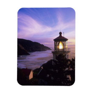 Íman OU, Costa do Oregon, Farol de Heceta Head, em
