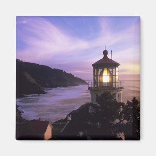Íman OU, Costa do Oregon, Farol de Heceta Head, em