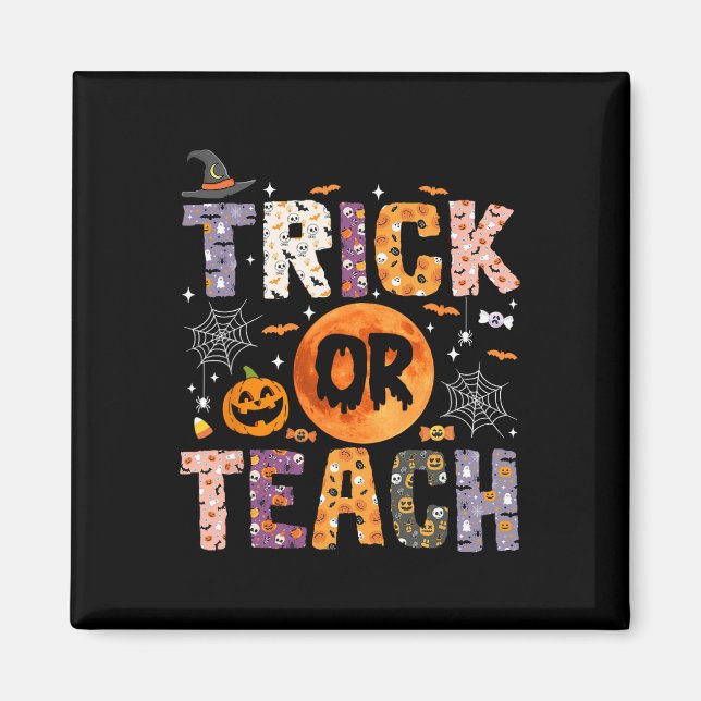Íman Ou Ensinar Professores Engraçados Halloween Ghost (Frente)