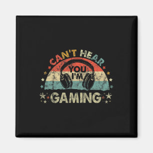 Íman Ouça Você Estou Jogando Presente de Gamer Engraçad