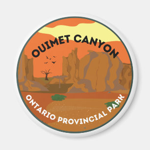 Íman Ouimet Canyon Ontario Provincial Park Magnet