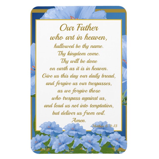 Íman Our Father Prayer Mathew 6:9-13 (Vertical)