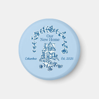 Íman Our New Home graphic magnet