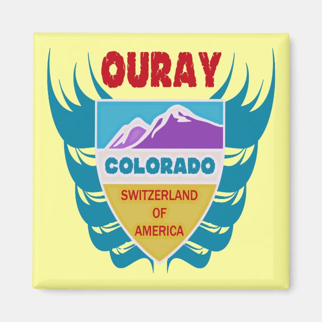 Íman Ouray, Colorado (Frente)