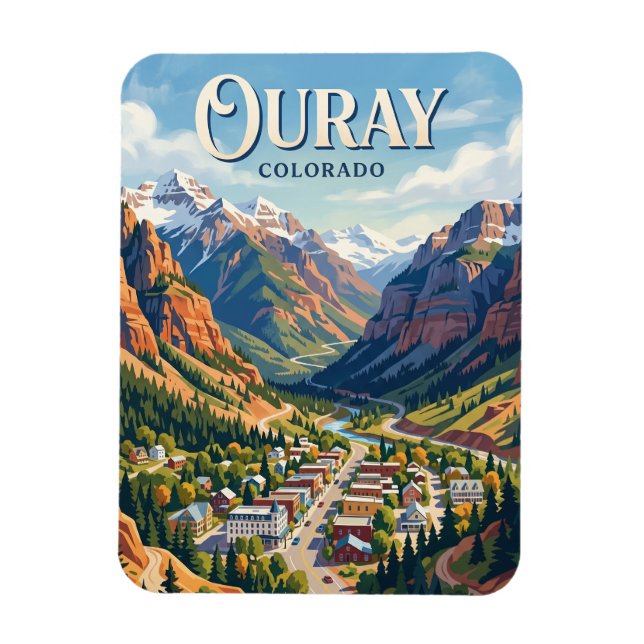 Íman Ouray Colorado (Vertical)