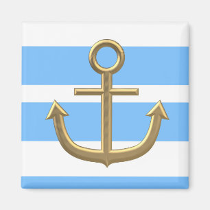 Íman Ouro Âncora, símbolos do amor.