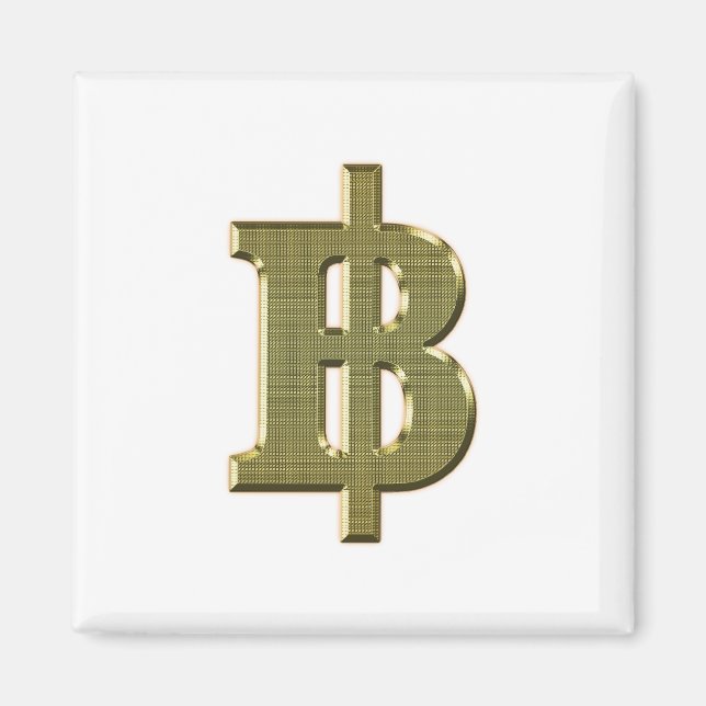 Íman OURO BAHT SGN ฿ Moeda Tailandesa ฿ (Frente)