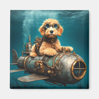 Íman Ouro Doodle Puppy Magnet