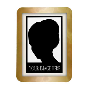 Íman Ouro e ímã de mármore cor-de-rosa da foto