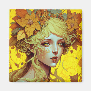 Íman Ouro Elf Fairy Fae Fantasy Art