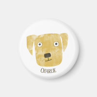 Ouro engraçado Labrador Retriever Dog Nome persona