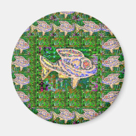 Íman Ouro EXÓTICO Peixe Pet Aquático - Presentes Elegan