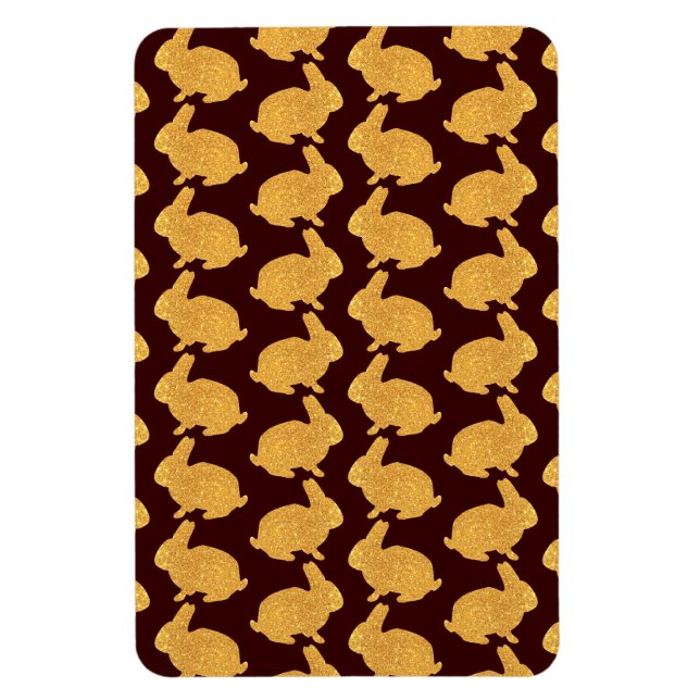 Íman Ouro Glittering Bunnies (Vertical)
