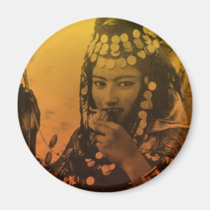 Íman Ouro Magrebe Ouled Naïl Berber Rapariga Mulher do