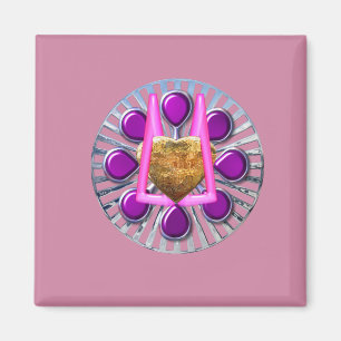 Íman Ouro Metálico