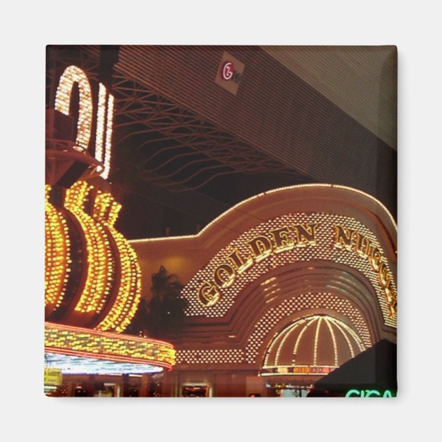 Íman Ouro Nugget Las Vegas (Frente)