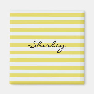 Íman Ouro pálido e listras brancas por Shirley Taylor