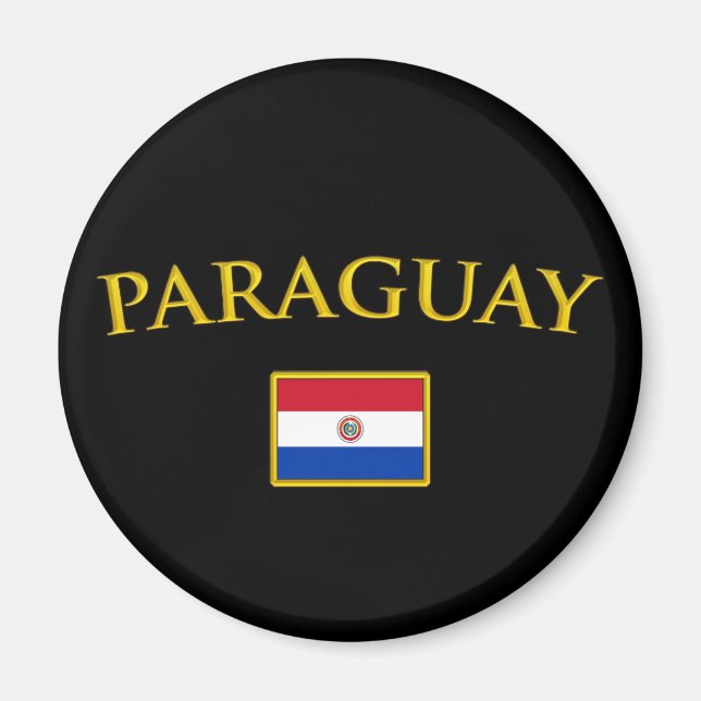 Íman Ouro Paraguai (Frente)