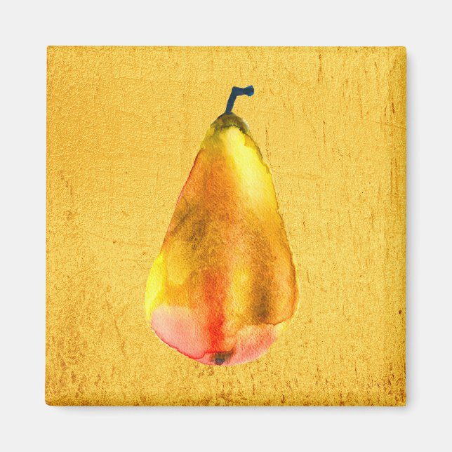 Íman Ouro Pear fruta (Frente)