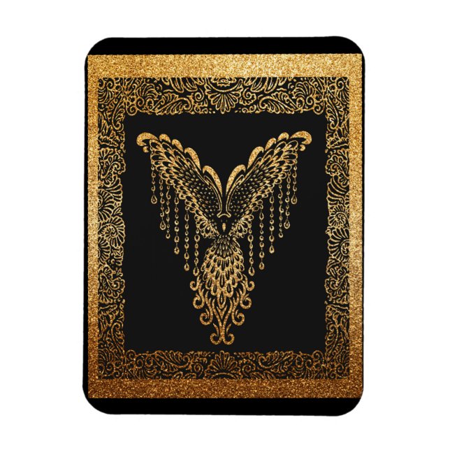 Íman Ouro Phoenix Elegance (Vertical)