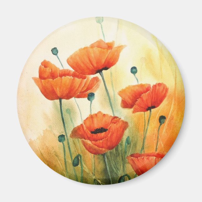 Íman Ouro Poppies (Frente)