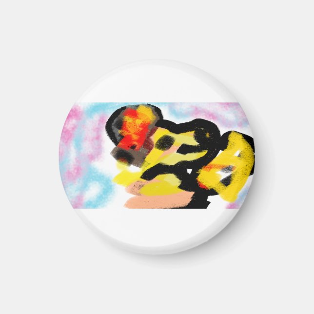 Íman Ouro recuperador colorido (Frente)