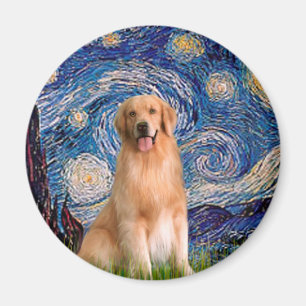 Íman Ouro Retriever 8 - Starry Night